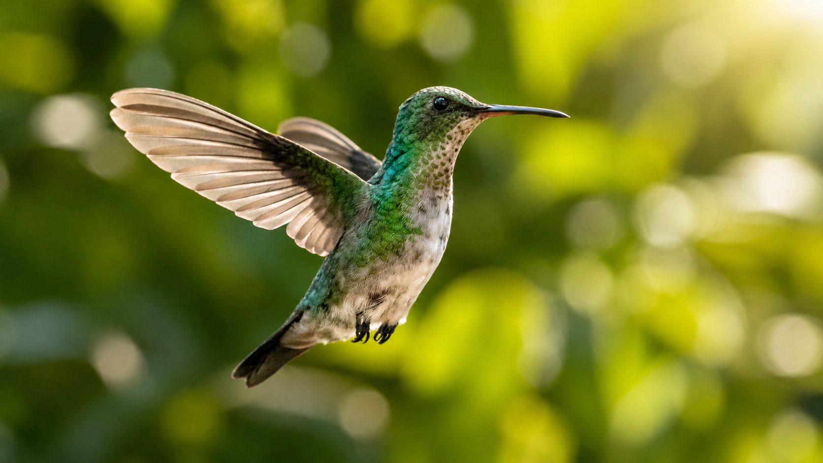 A hummingbird, Trinidad, Land of the Hummingbird